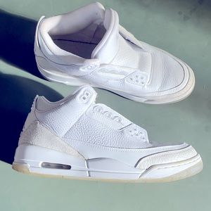 White Jordan’s 10.5 worn once.